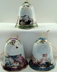 Cat bell ornaments