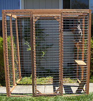 Outdoor cat enclosure from CD Pets